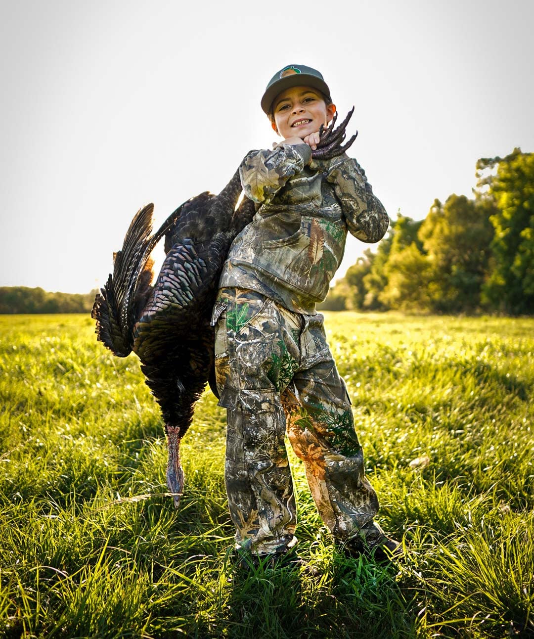 King's Camo Kids Six Pocket Classic Pants Realtree Edge (8, Realtree Edge)