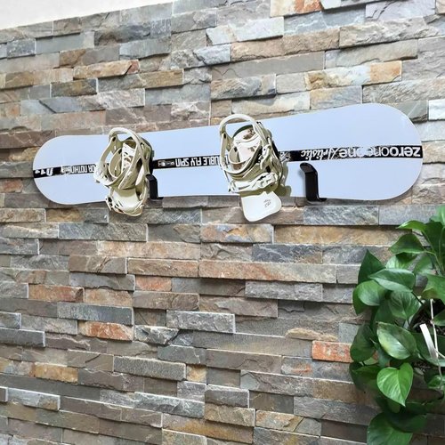 Rolitwils Snowboard Wall Mount Clips, Horizontal Skateboard Wall Mount，Snowboard Display Stand for Room, Garage