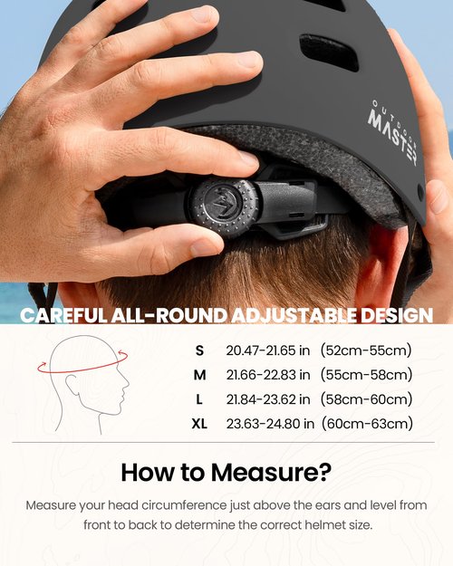 OutdoorMaster MIPS Skateboard Cycling Helmet for Adults - Lightweight, Ventilated Multi-Sport Helmet with Two Removable Liners for Scooter, Roller Skating, Inline Skating