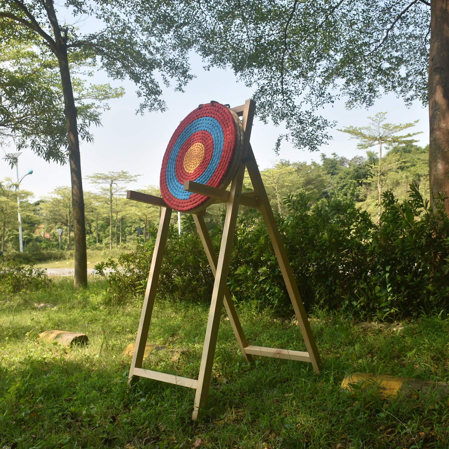 KAINOKAI Traditional Hand-Made Straw Archery Target,Arrow Target for Recurve Bow Longbow or Compound Bow(20in / 3 Layers)