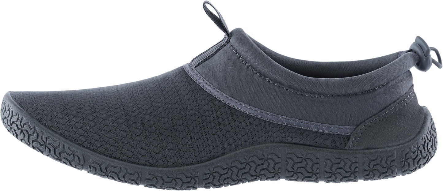 WHITIN Water Shoes for Men Women Aqua Barefoot Swim Socks Beach Minimalist Lightweight Outdoor Surf Boating Kayak Sand Walking Footwear Dark Grey