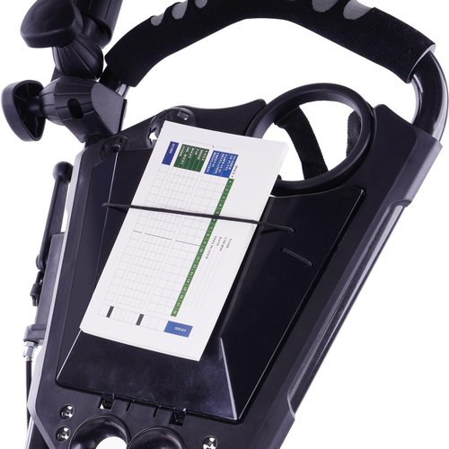 Fitvids Wheel Golf Push Cart - Lightweight Folding Golf Walking Push Cart Trolley Golf Bag Holder, Black