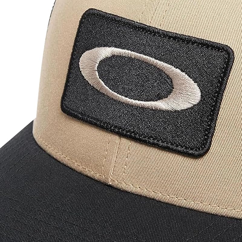 Oakley Original Trucker Hat Pebble - 6-Panel Mesh Back Adjustable Snapback