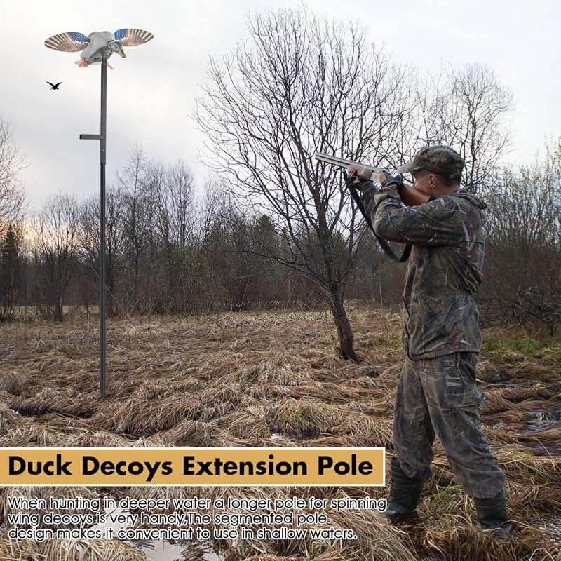 Variation of THIS listing Duck Decoys 11.3 Ft Outdoor Duck Decoy Stand Extension Pole