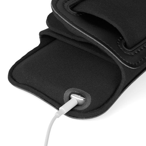 BoxWave Case Compatible with iPod Mini (6GB) - Sports Armband, Adjustable Armband for Workout and Running - Jet Black