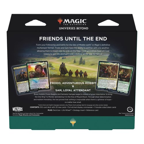 Magic The Gathering The Lord of The Rings: Tales of Middle-Earth Commander Deck 2 + Collector Booster Sample Pack