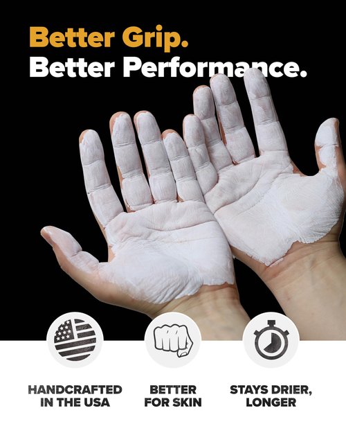 Friction Labs Secret Stuff Liquid Chalk, Original Formula with Alcohol - Sports Chalk Cream - Great Grip for Gymnastics, Rock Climbing, Weight Lifting, Pull-Ups, Deadlifts, Kettlebells, Pole
