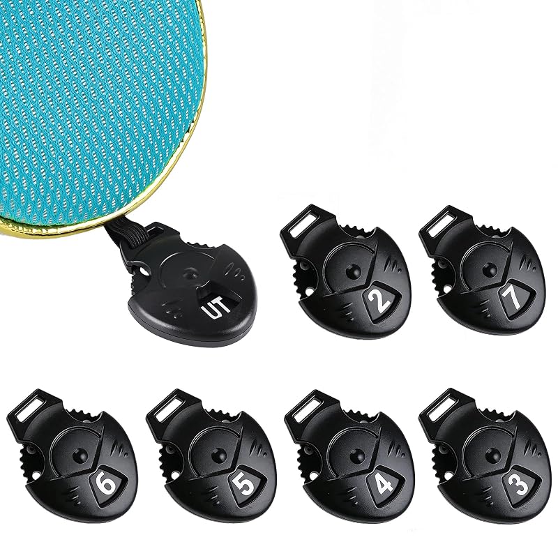 Andux 5Pcs Golf Head Covers Set - Pull-on, Light Blue, Long Neck, With Number Dial (MT/ZH15) Variation