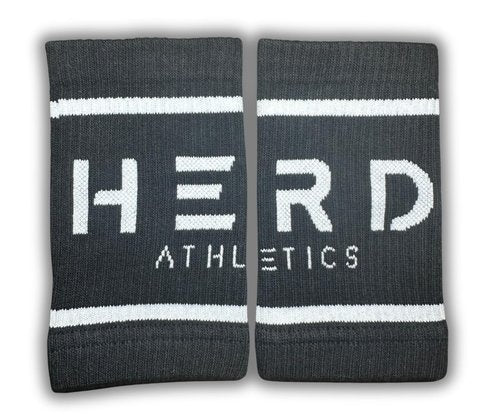 HERD Athletics Cotton Wrist Sweatbands – Absorbent, Stretchable Wrist Bands for Men & Women – Anti-Chafing, Sweat-Wicking Support for Weightlifting, Cross Training, WODs, Tennis, Running & Fitness