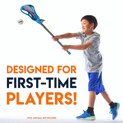 Franklin Sports Youth Lacrosse Goal - Small Kids Lax Net - Portable Lax Mini Box Goal - Backyard Training Equipment for Youth Lacrosse - 38" x 38"