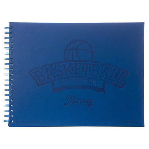 Murray Sporting Goods Premium Basketball Scorebook - 60 Games Score Book Side by Side Stat Keeping Book