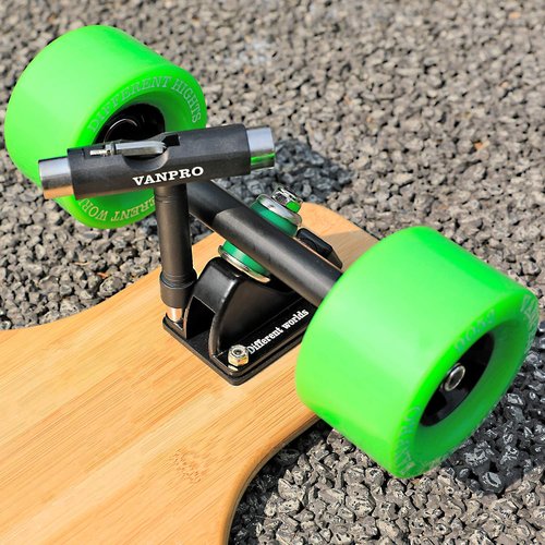 Vanpro skateboard tools skate tool all in oneUsed for installation and maintenance of various skateboards and roller skates，etc.(Snow Black, Pack of 1)
