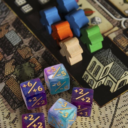 48 Pieces MTG Dice Counters Life Tokens Plus 1 Magic Counter Dice Set for MTG, TCG, Cards Game Accessories