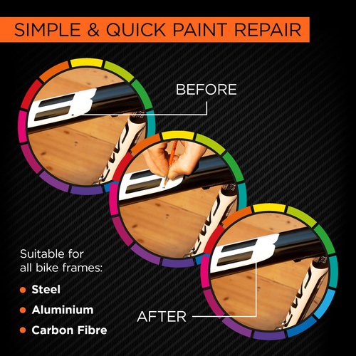 Trek Bike Touch-Up Paint - Alpine Blue - Metallic Gloss - GPaint 10ml Bottle - Touch-Up Paint Kit for Scratched or Chipped Bike Frames - GPaint Bike Paint