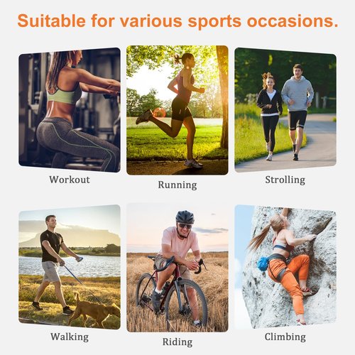 Running Belt Waist Fanny Pack: Slim Phone Holder Workout Pouch for Walking JoggingBlack