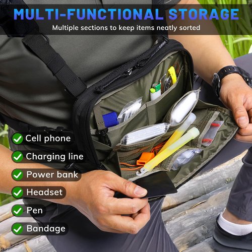VOTAGOO Lightweight Running Hydration Vest Backpack with 2L Water Bladder Bag Daypack for Hiking, Cycling, Hunting and Climbing for Women Men