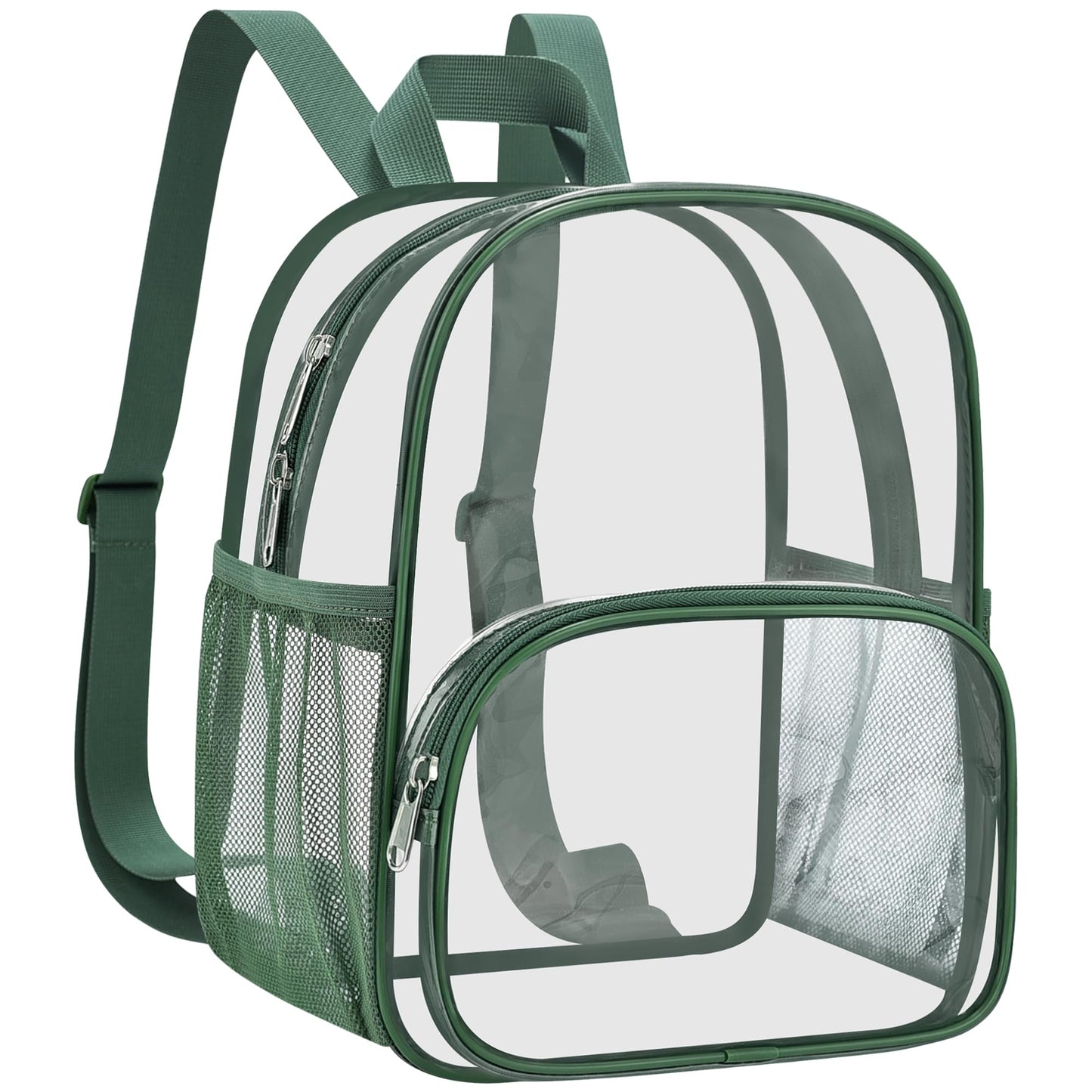 USPECLARE Clear Backpack for Stadium Events Small Clear Backpack 11.5x9.5x6 for Concert Sport Events Work Travel