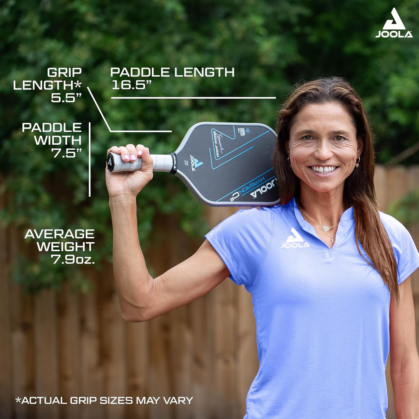 JOOLA Professional Pickleball Paddles – Charged Surface Technology for Power & Feel – Select Perseus or Hyperion Shape – Fully Encased Carbon Fiber – USAP Approved – Well Balanced w/Pop & Control