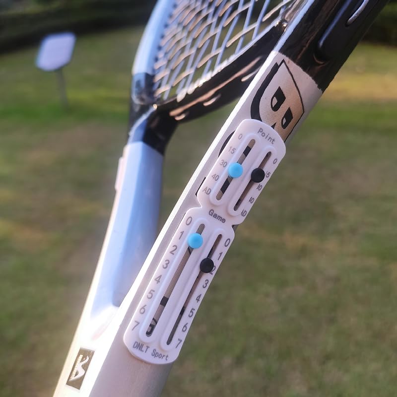 Score Keeper for Tennis Racket & Padel – Lightweight, Adhesive Tennis Score
