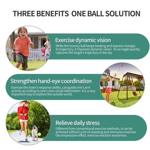 4/8/16 Pack 2.36 Inch Wrist Return Ball Wristband Ball Rubber Rebound Bouncy Sport Ball (Basketball, Baseball, Soccer,Tennis) on Elastic String Wrist Exercise or Play,Gift Toy for Kids Teens Adults