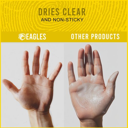 EAGLES Dry Hand, Grip Enhancer, Pole Grip Solution, Non-Sticky, Anti-Slip Solution for Pole Dancing, Sweaty Hands, Dry Grip for Football, Tennis, Golf, Gymnastics, Gaming, Weightlifting, Pole Fitness