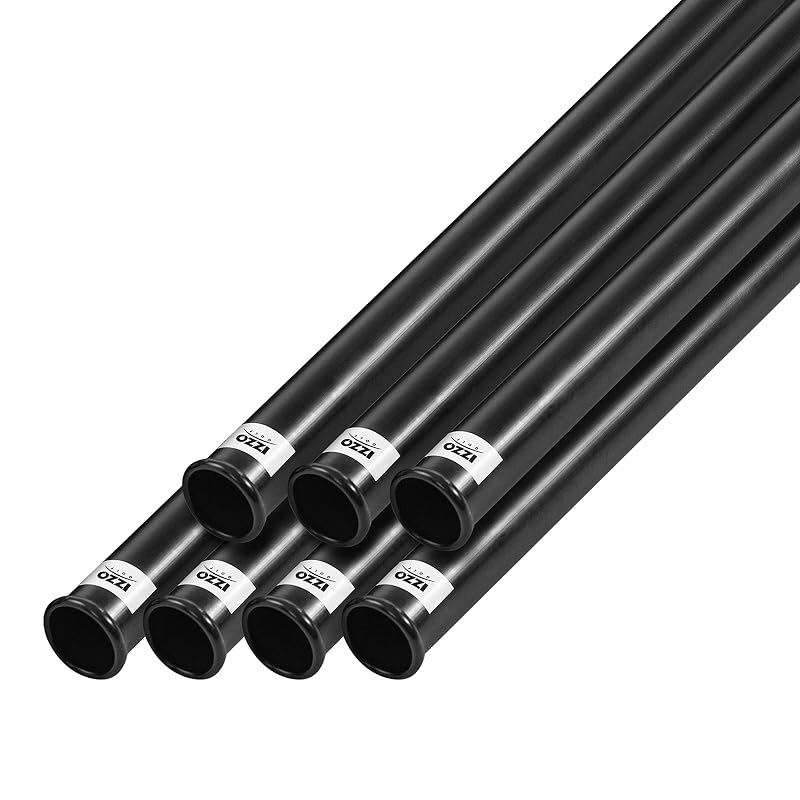 Izzo Golf 1–Pack 1.5" Golf Club Tube - Black Plastic Tube for Golf Bags (Variation: 1.5'' - 7 Pack)
