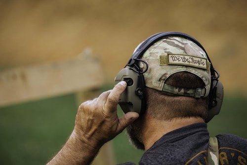 Walker's Recon Digital Muffs - Durable IPX4 Weather-Resistant HD Speakers Hunting Range Shooting Hearing Protection Electronic Muffs, 3.5mm Audio Jack, 2 AAA Batteries Included, Flat Dark Earth