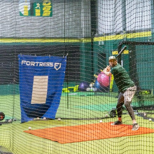 Fortress Baseball Batting Cage Nets | Heavy-Duty HDPP Fully Enclosed Baseball & Softball Cage Netting [14 Sizes & 3 Grade Options] – NET ONLY (70 x 14 x 12, #42)