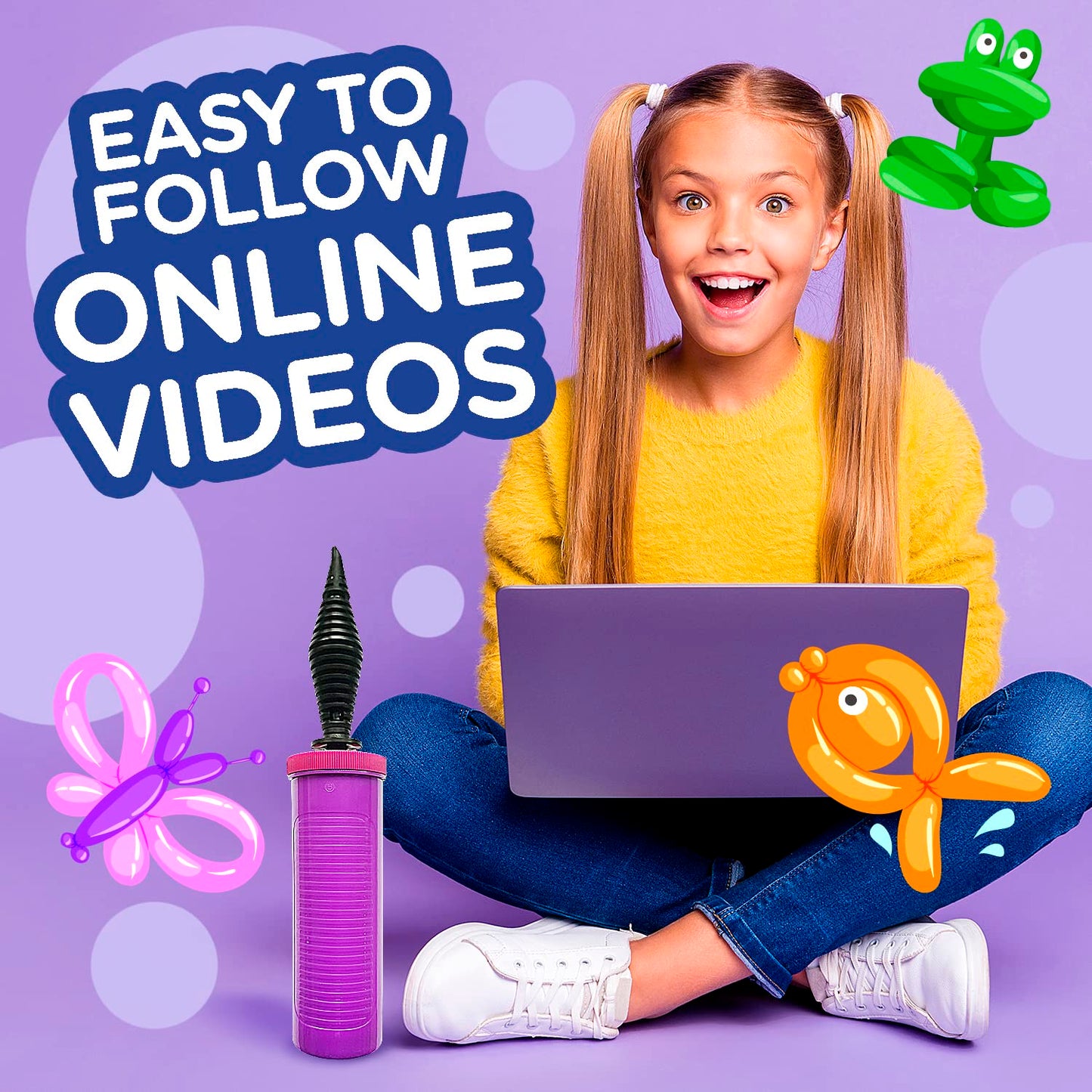 DIY Balloon Animal Kit for Beginners - Twisting & Modeling, 30+ Sculptures