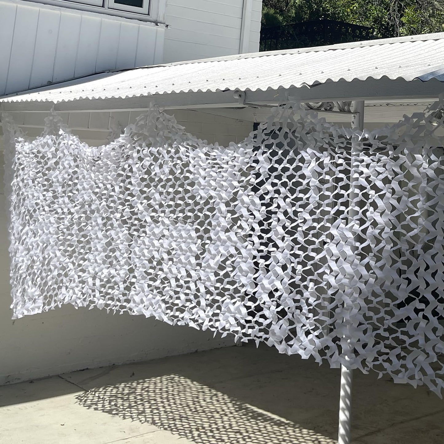 Yeacool Camo Tarp Bulk Roll Camo Net Camo Cover Camouflage for Hunting Blind Military Party Decor Canopy Outdoor Photo Background Window Screen Cover (Snowstorm, 32.8ftx4.9ft, 10m*1.5m)