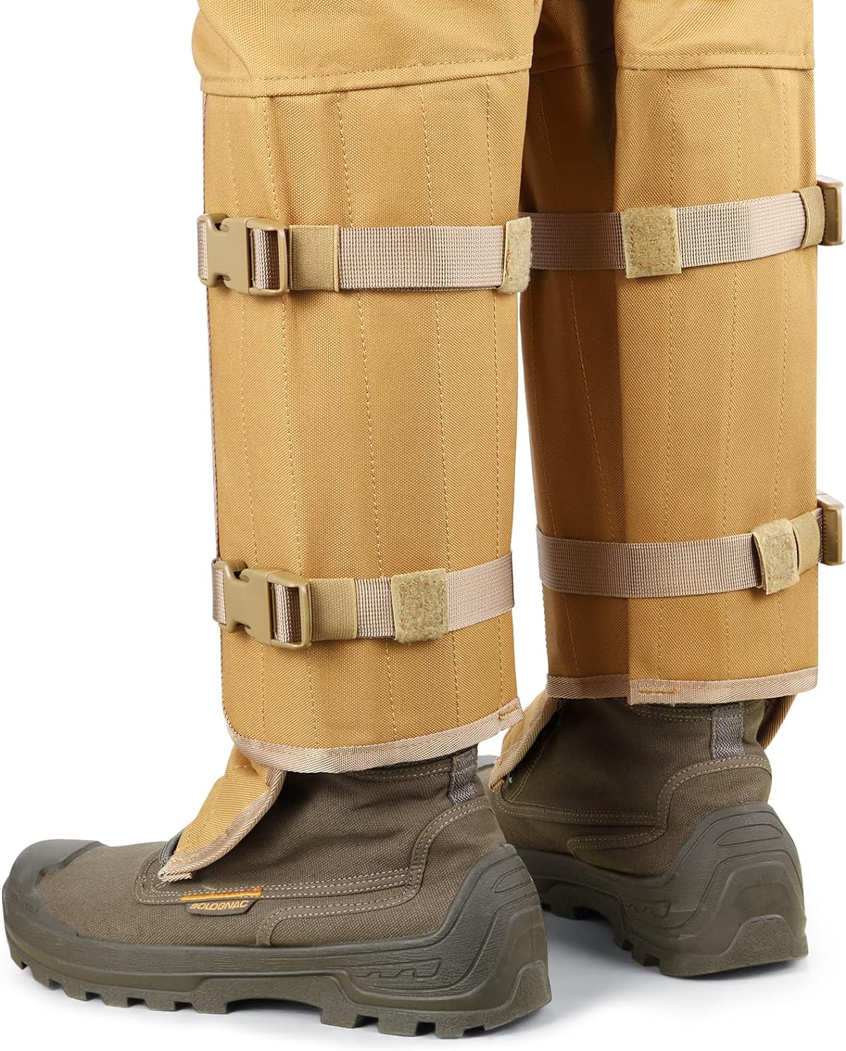 IceBlade Snake Chaps, Full Leg Protection from Snake Bites, Waterproof Hunting Gear, Adjustable Size Snake Guard Gaiters for Legs, Briar Thorns, and Brush, Durable Snake Bite Defense