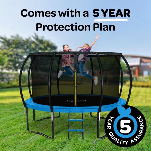JoyBerri Trampoline Spring Cover - ASTM Certified Safe, Double Sided and Waterproof Trampoline Pad Replacement | for 8ft, 10ft, 12ft, 14ft, 15ft, 16ft Sizes