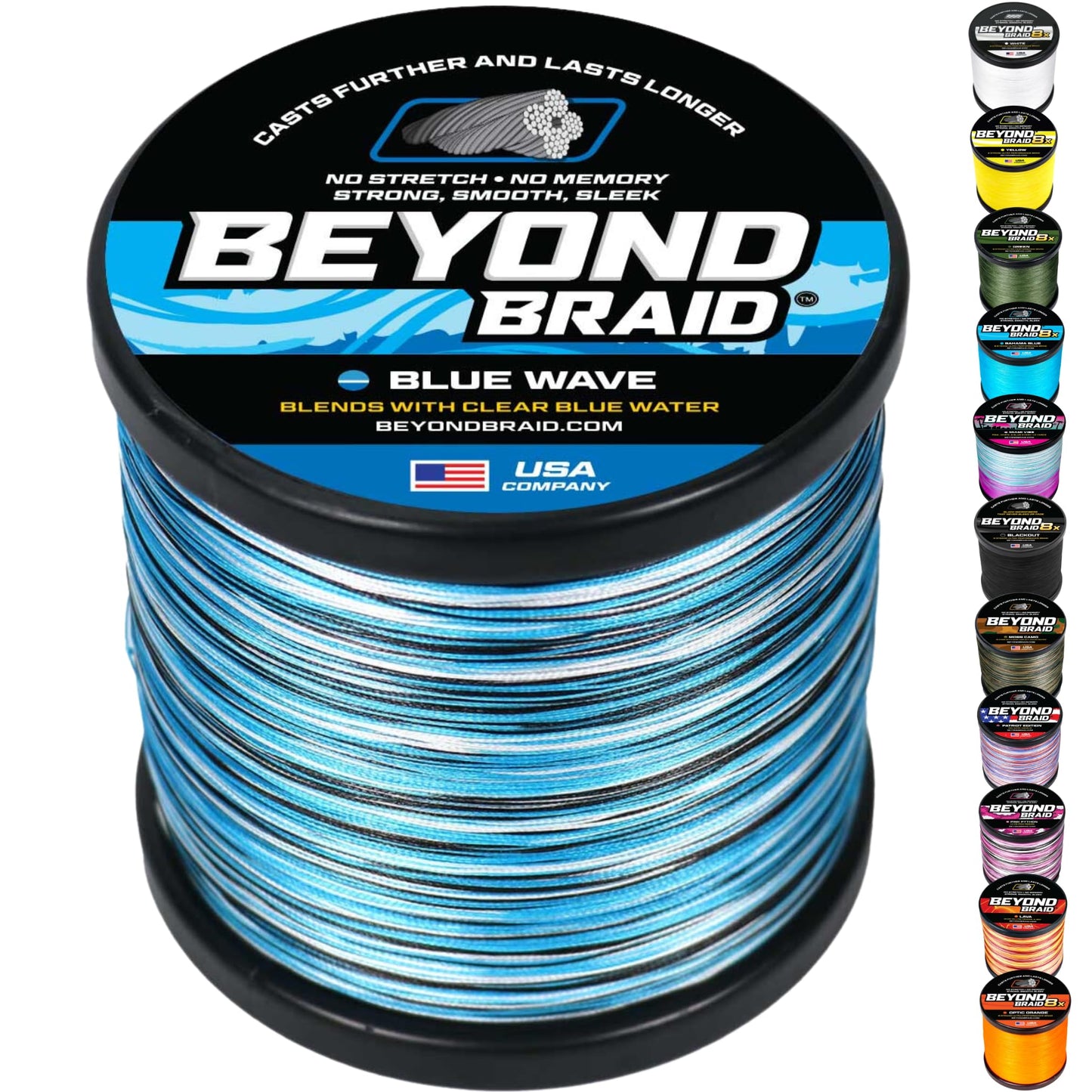 Beyond Braid Blue Wave 1000 Yards 40LB