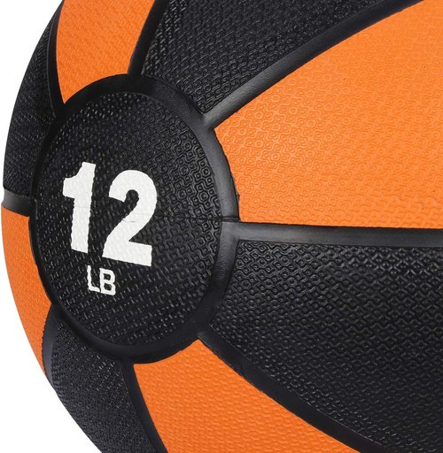 DUNBE Pro Workout Weighted Easy Grip Medicine Ball Body Balance Sport Equipment 12lbs