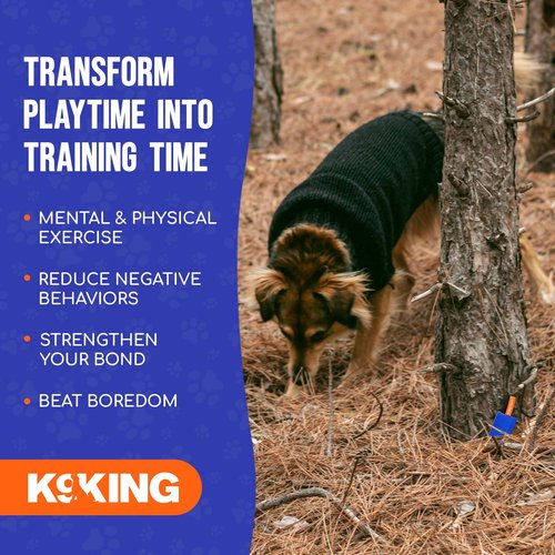 Ultimate Dog Scent Training Kit Metal Box - Enrichment Puzzle Toy for Dogs, Dog Training Tools & Behavior Aids, Scent Work Training for Dogs, Agility Training Equipment for Dogs, Puppy Training Tools