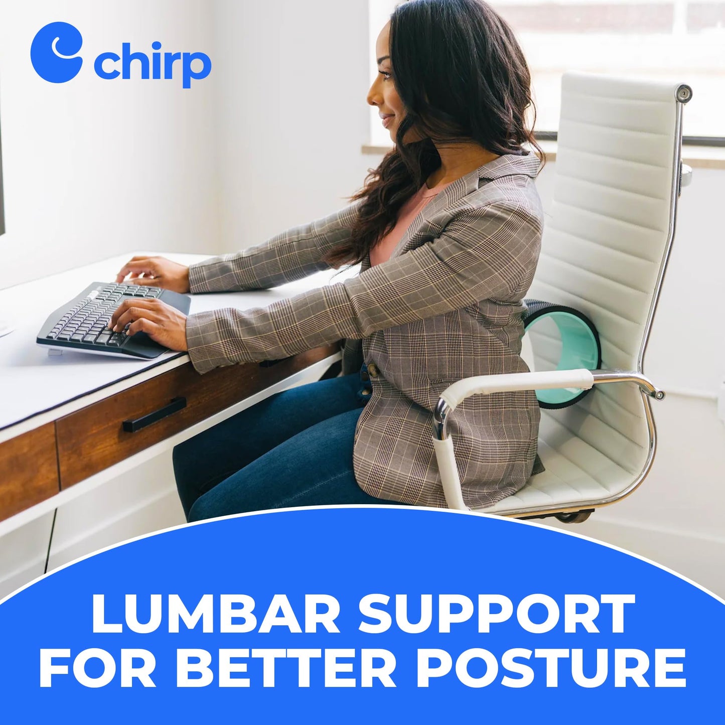 Chirp Wheel+ Foam Roller 4-Pack, Back & Neck Pain Relief, Mint