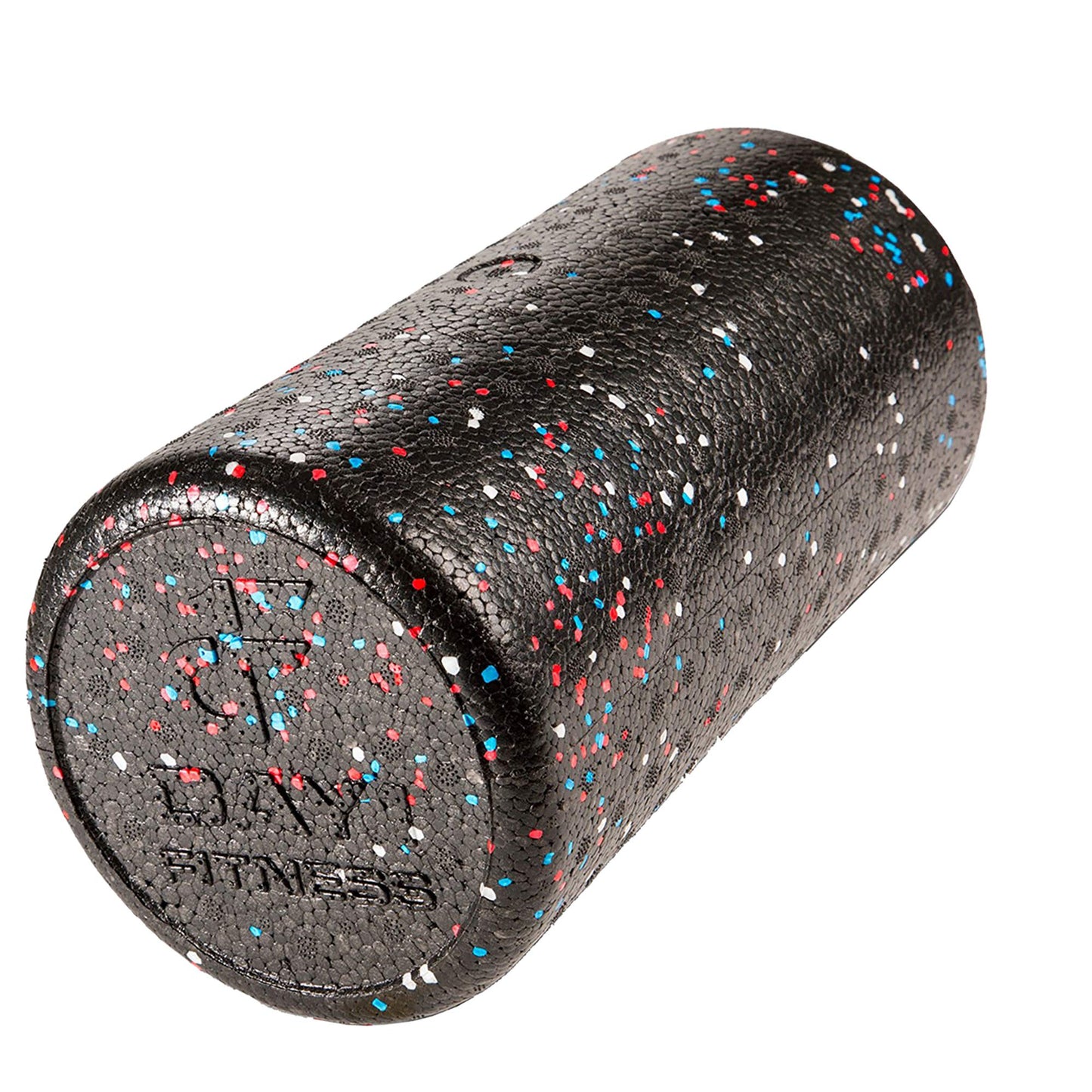 Day 1 Fitness High Density Muscle Foam Rollers - Sports Massage Rollers for Stretching, Physical Therapy, Deep Tissue, Myofascial Release - Ideal for Exercise and Pain Relief – USA Speckled, 12”