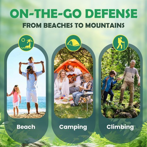 TogSafe Mosquito Repellent Spray - Plant-Based Natural Insect Repellent Spray with Essential Oils, DEET-Free, Long-Lasting Protection (2 Fl Oz, 2 Pack)