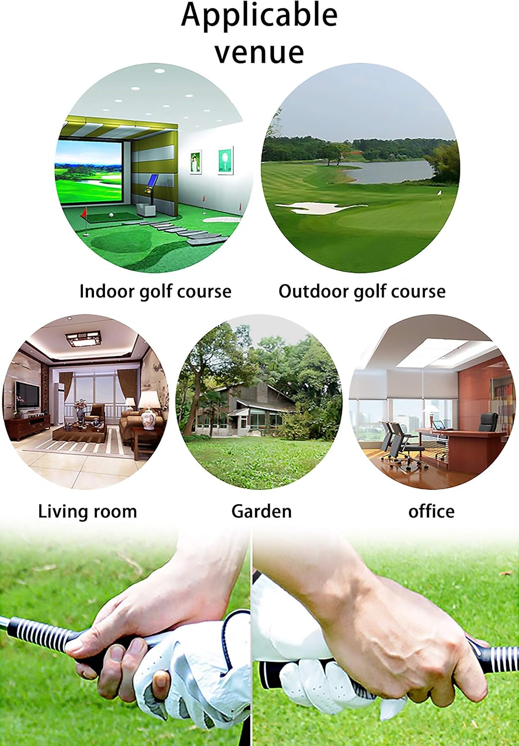 2Pcs Golf Swing Training Grip, Right-Handed Golf Club Grip Trainer, Help Kids and Woman Beginner Learn Correct Grip Posture