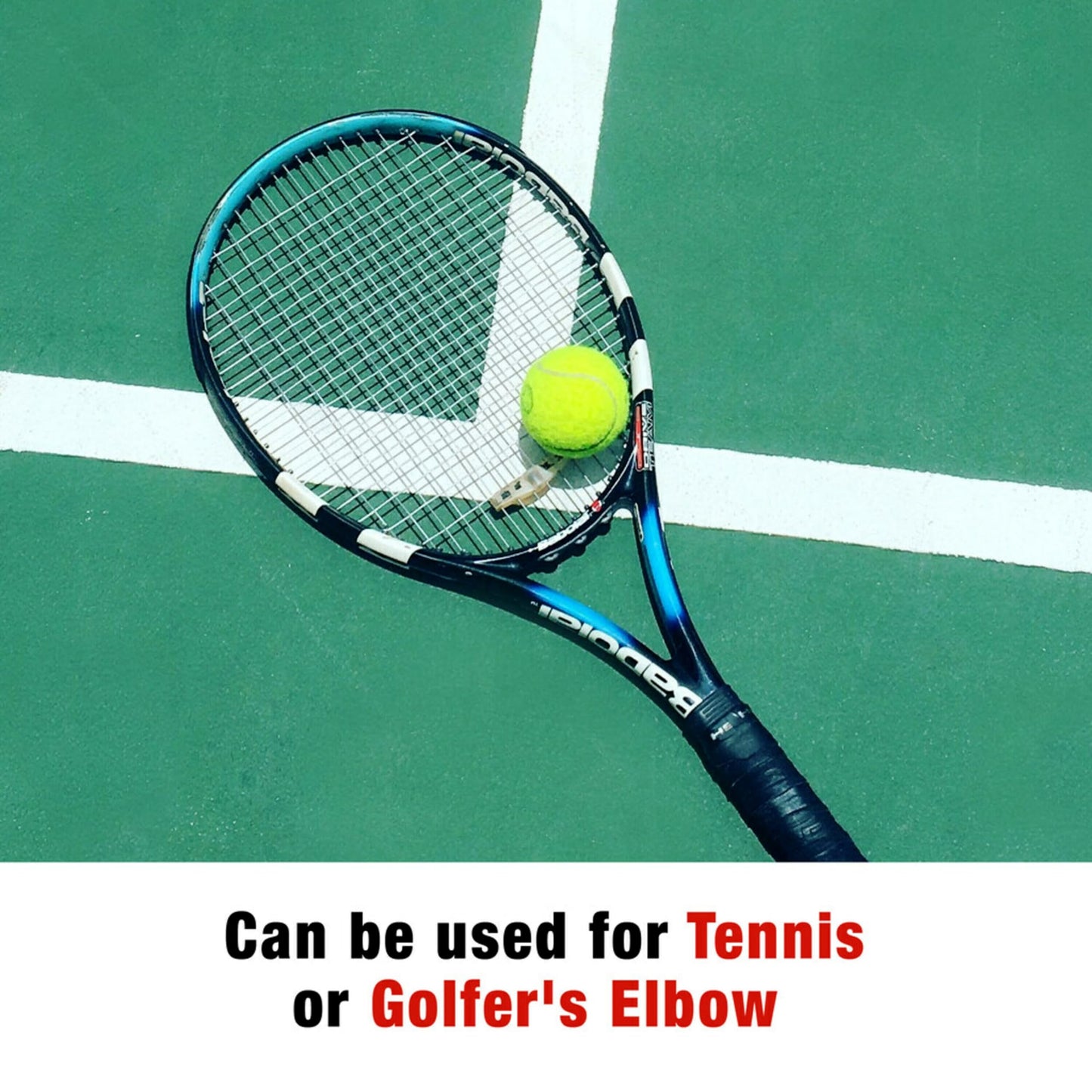 ACE Brand Tennis Elbow Support, Adjustable, Black, 1/Pack