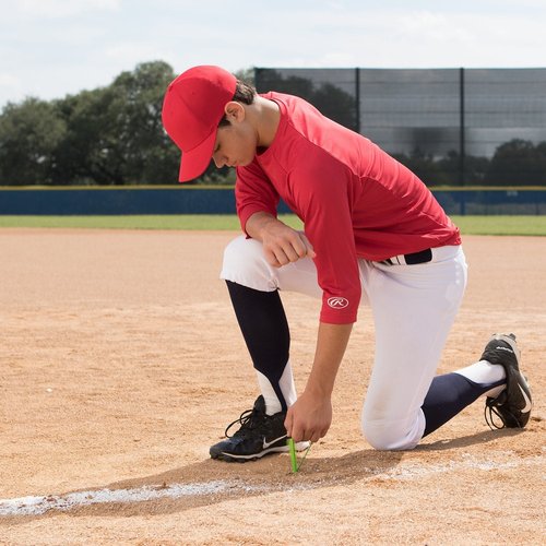 Champion Sports Black Rubber Baseball Anchor Plug Base Plug with Easy View Optic Stem and Rope