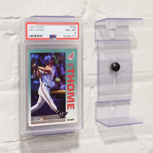CollectorMount Card Mount for Graded PSA Trading and Sports Cards, Stand and Wall Mount Display for Collectible Cards (4 Mounts)