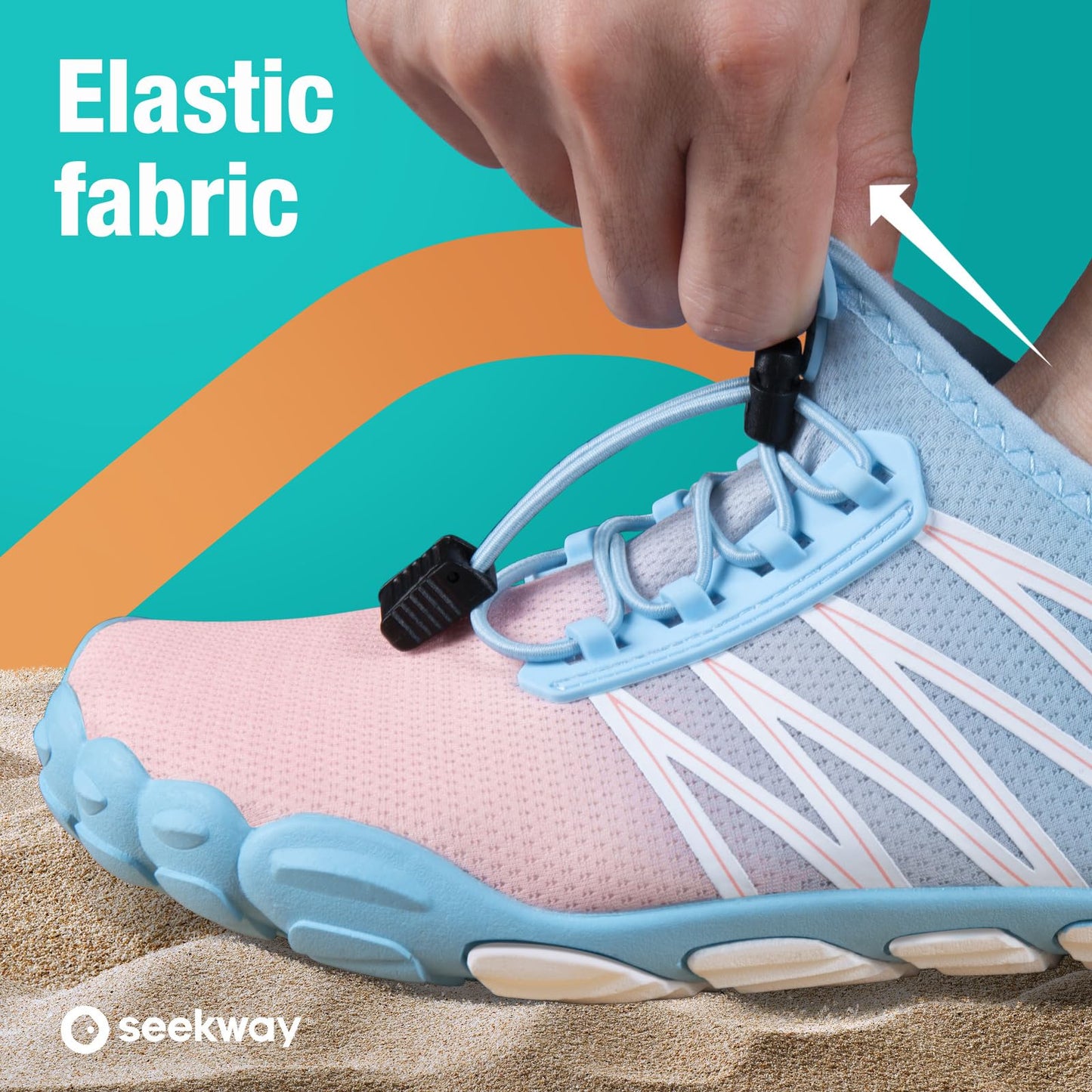 SEEKWAY Water Shoes for Women Adult Quick-Dry Aqua Sock Barefoot Men for Beach Swim River Pool Lake Hiking Kayaking Surfing