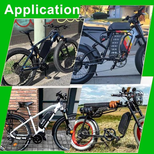 DICHOU 48V Ebike Battery for 500W 750W 1000W Motor Kit - Lithium Ion 48Volt for Front Rear Hub Motor - 48Volt Electric Bicycle Batter y - Ebike Conversion Kit Battery Hailong
