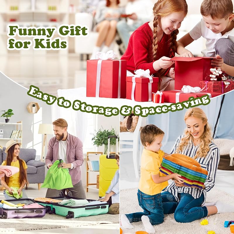 8Pcs Balance Stepping Stones for Kids - Indoor/Outdoor Frog Party 265lbs Capacity