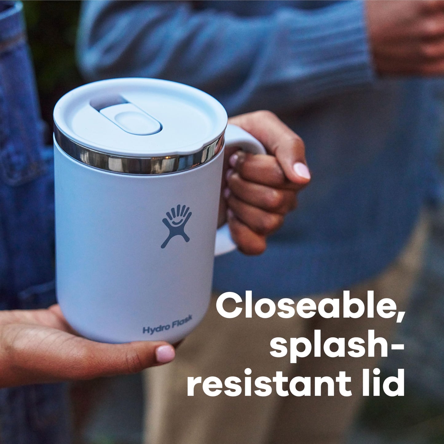Hydro Flask Coffee Mug – Insulated Stainless Steel, Non Spill, Leak Resistant Travel Mug 24 Oz Trillium Pink
