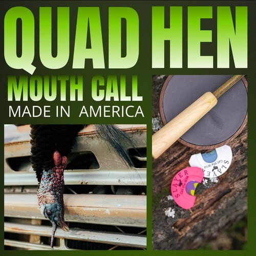 Slayer Calls | Quad Hen Turkey Call | Soft Yelps to Aggressive Cutts