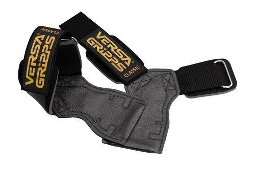 Versa Gripps® Classic, Made in The USA, Wrist Straps for Weightlifting Alternative, The Best Training Accessory, Gold Label, M/L