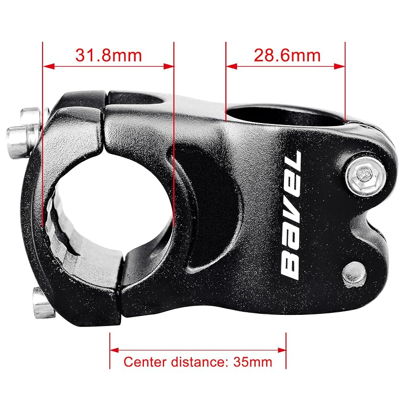 Aluminum Alloy Fixed 31.8mm Cycling Mountain Bike Short Handlebar Stem Riser