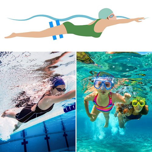 Kid Pull Buoy Leg Float, Beginners Swimming Training Aid, Legs Fixed Correct Freestyle Posture, Swim Team Training Equipment